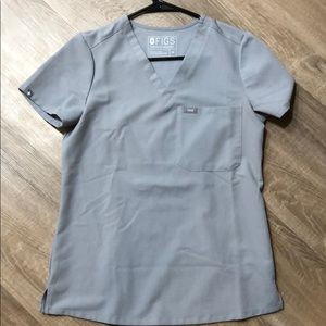 Cement Grey Figs Scrubs set